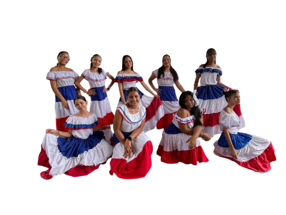 vestidas de bandera